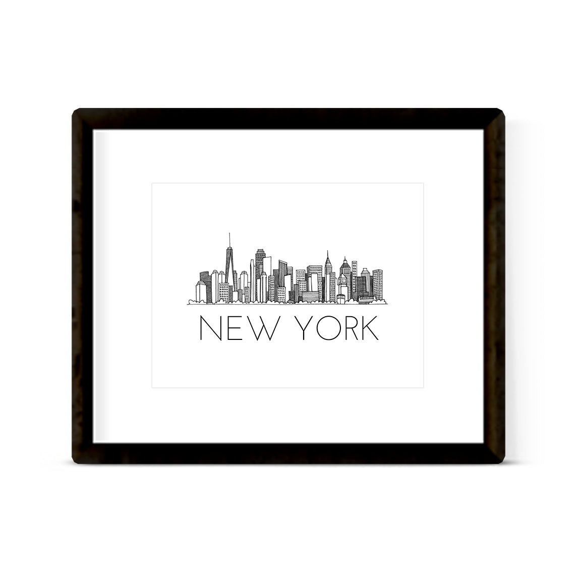 "NEW YORK" Skyline