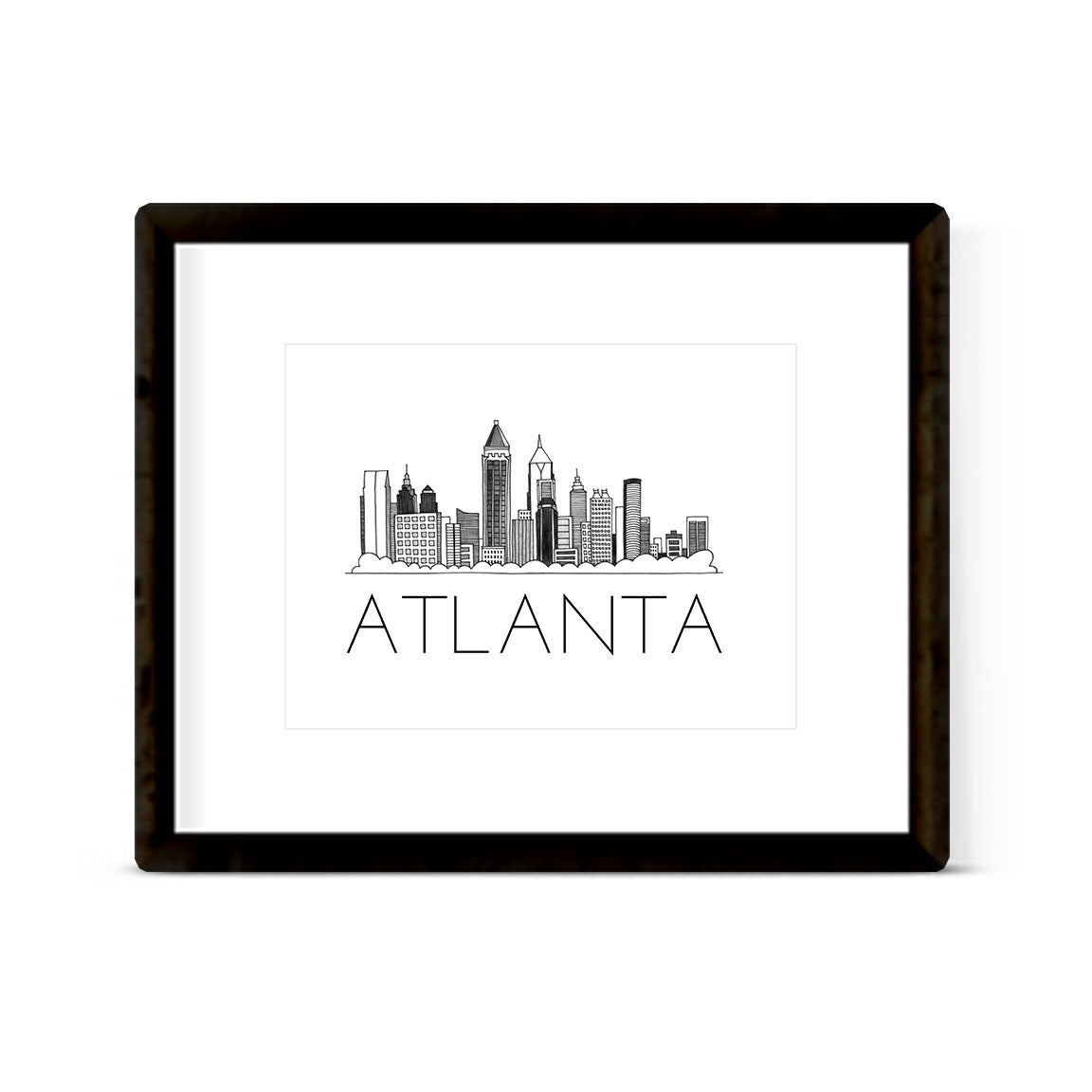 "ATLANTA" Skyline