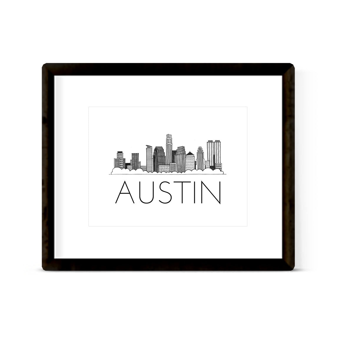 "AUSTIN" Skyline