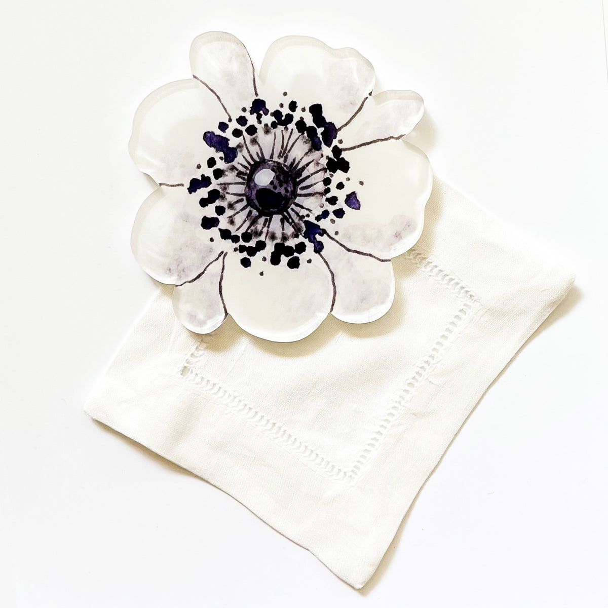 "JULIE" FLORAL COASTER SET
