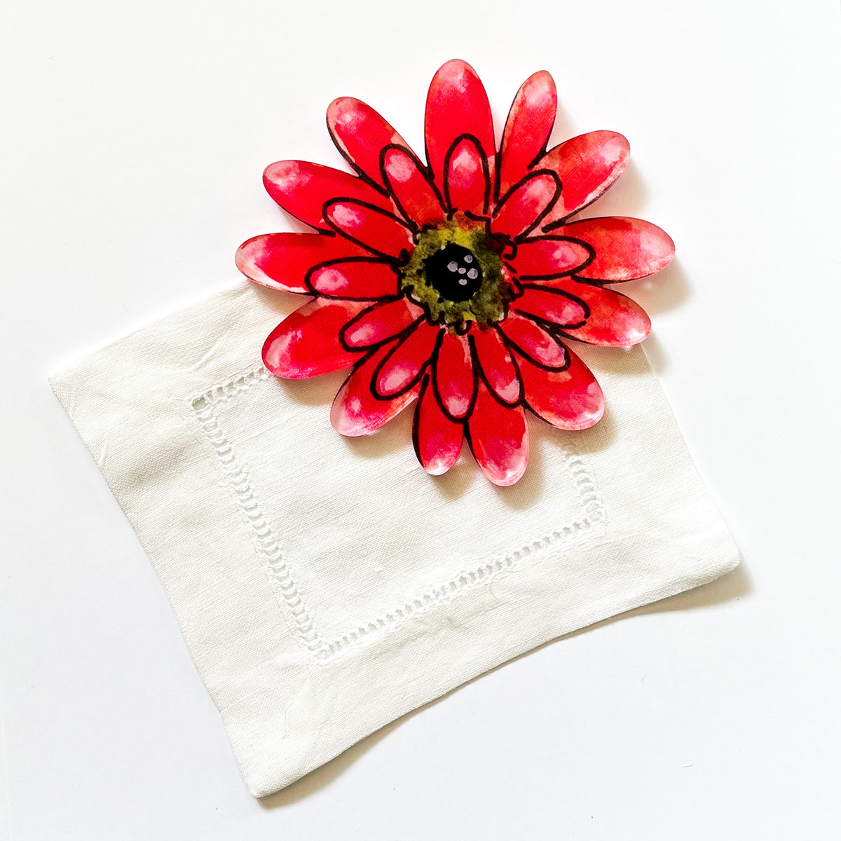 "KYLI" FLORAL COASTER SET