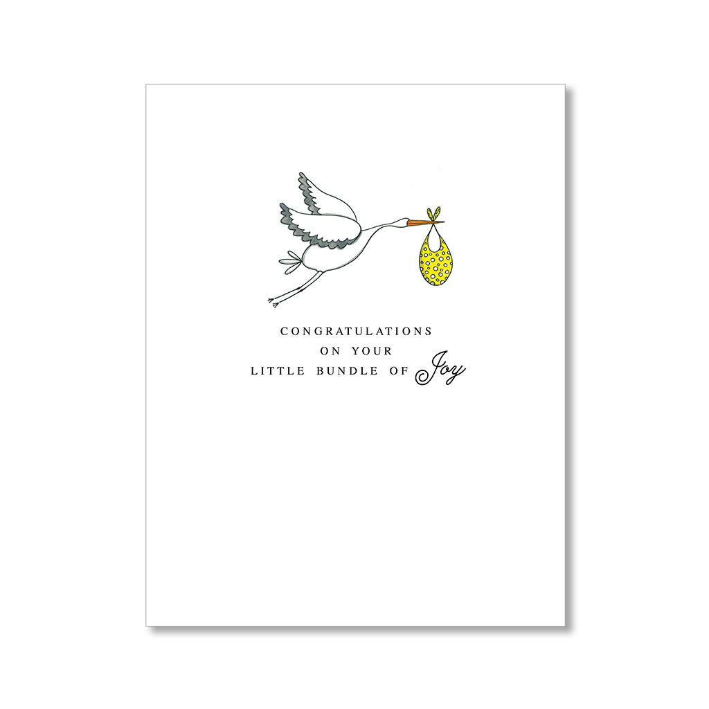 "STORK" BABY CARD
