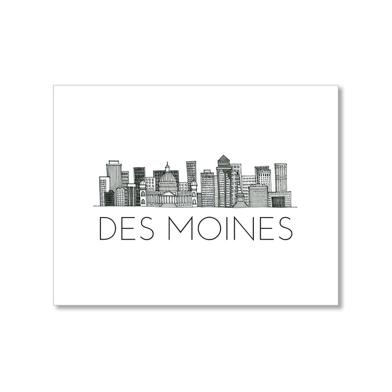 "DES MOINES" Skyline