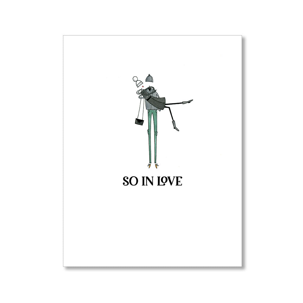"SO IN LOVE" LOVE CARD
