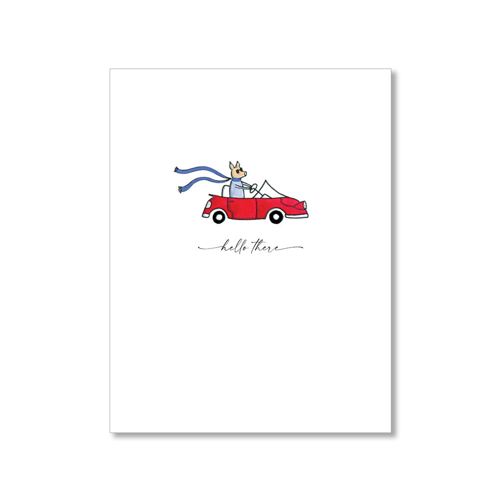 "SUNDAY DRIVE PIGLET" ANYTIME CARD