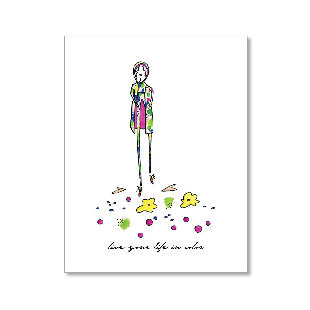 "IN COLOR" ANYTIME CARD