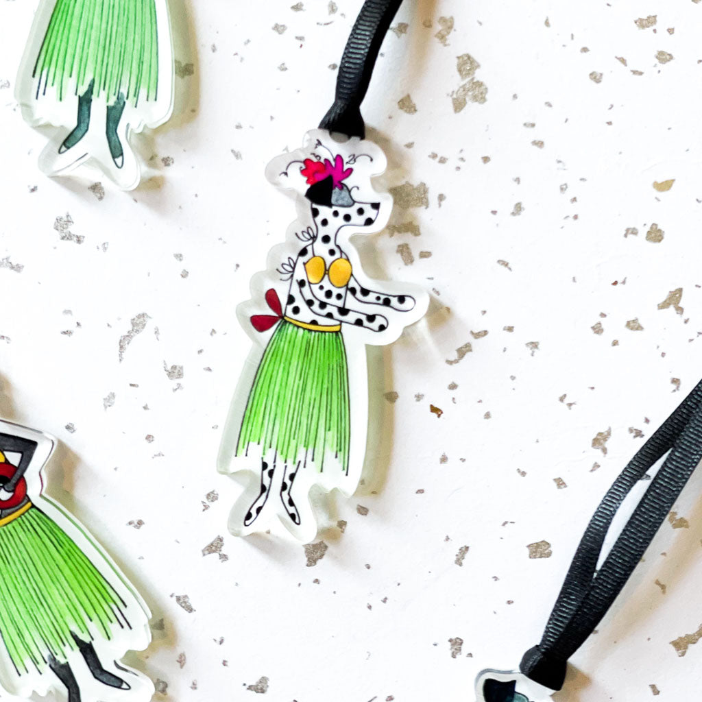 IMPERFECT "MELE KALIKIMAKA" Acrylic Ornament