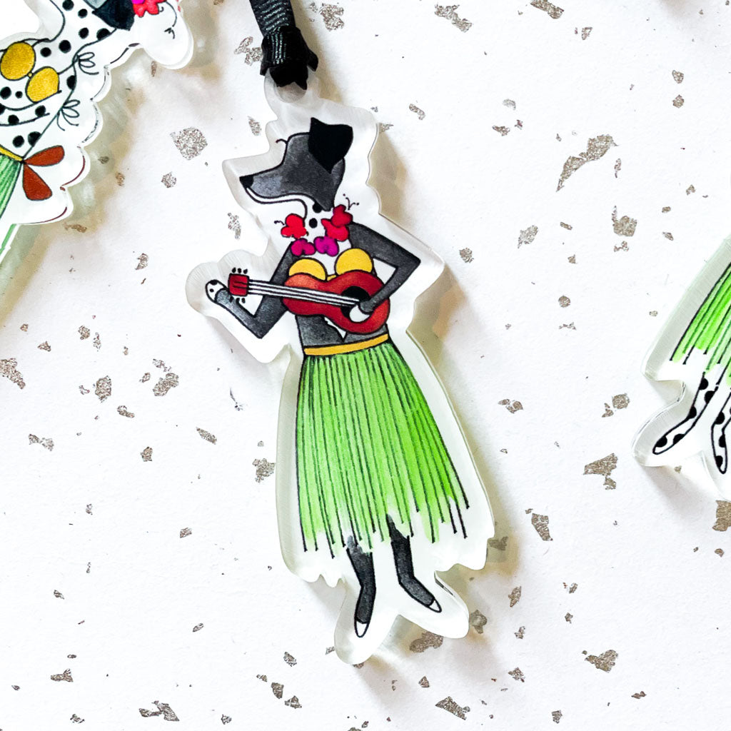 IMPERFECT "MELE KALIKIMAKA" Acrylic Ornament