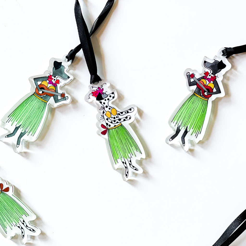 IMPERFECT "MELE KALIKIMAKA" Acrylic Ornament