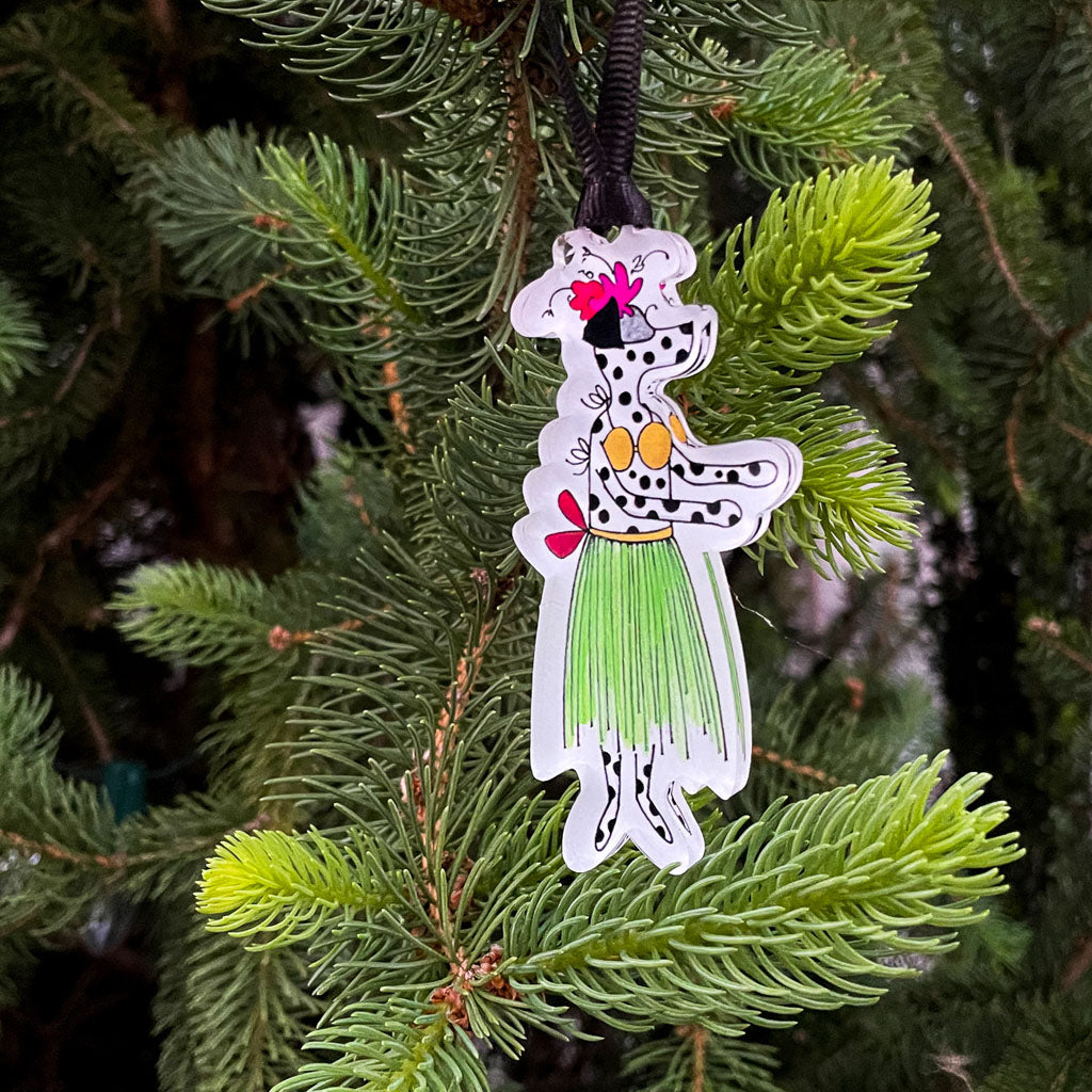 IMPERFECT "MELE KALIKIMAKA" Acrylic Ornament