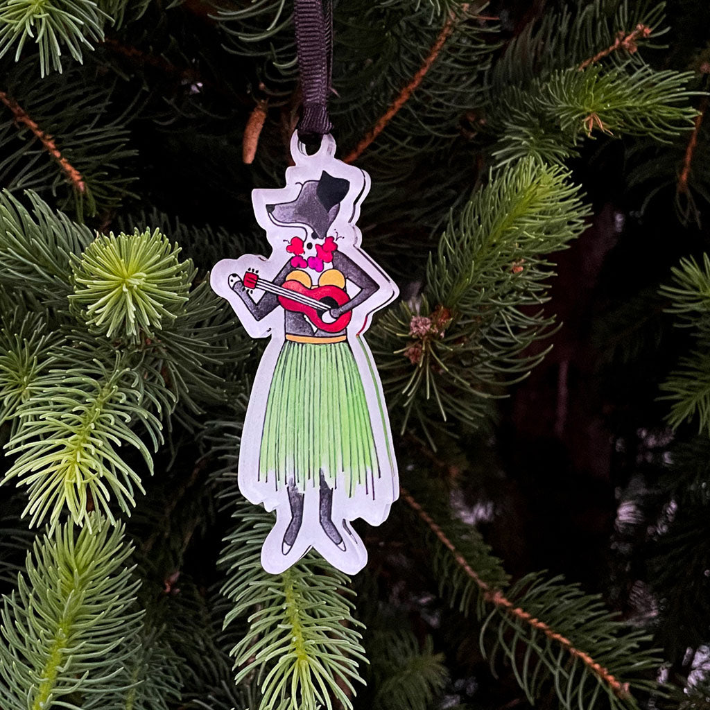 IMPERFECT "MELE KALIKIMAKA" Acrylic Ornament