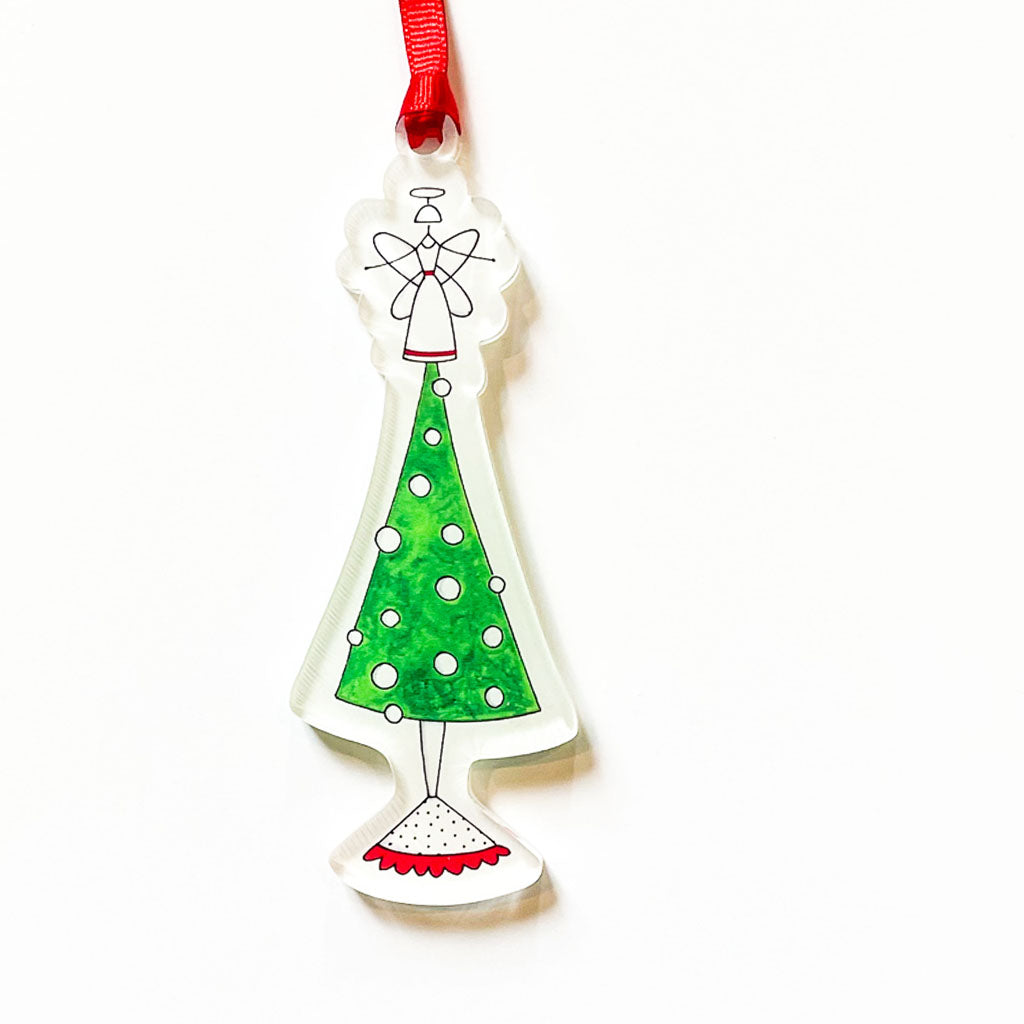 "ANNE THE ANGEL" Acrylic Ornament