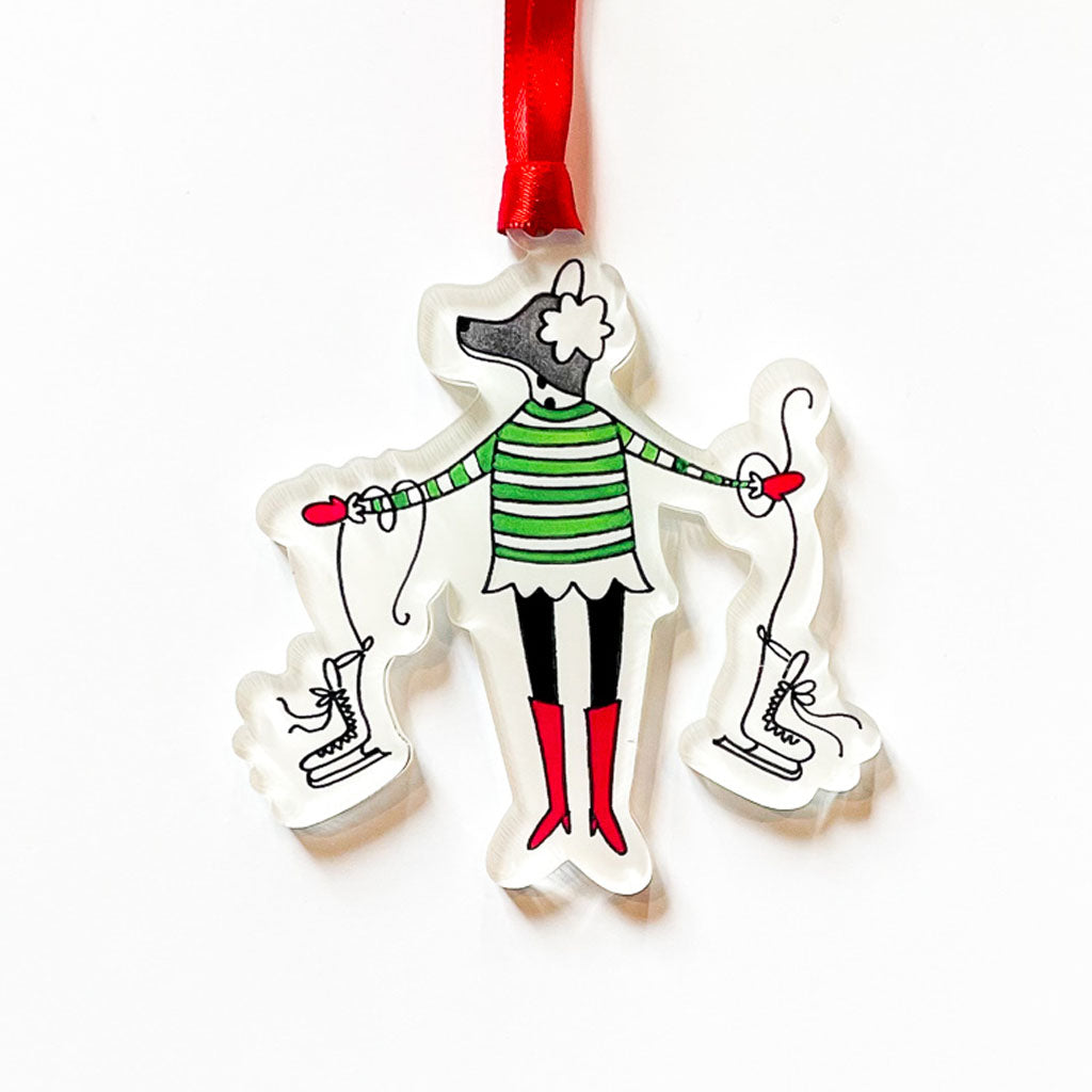 IMPERFECT "COSMO: HOLIDAY ATTIRE" Acrylic Ornament