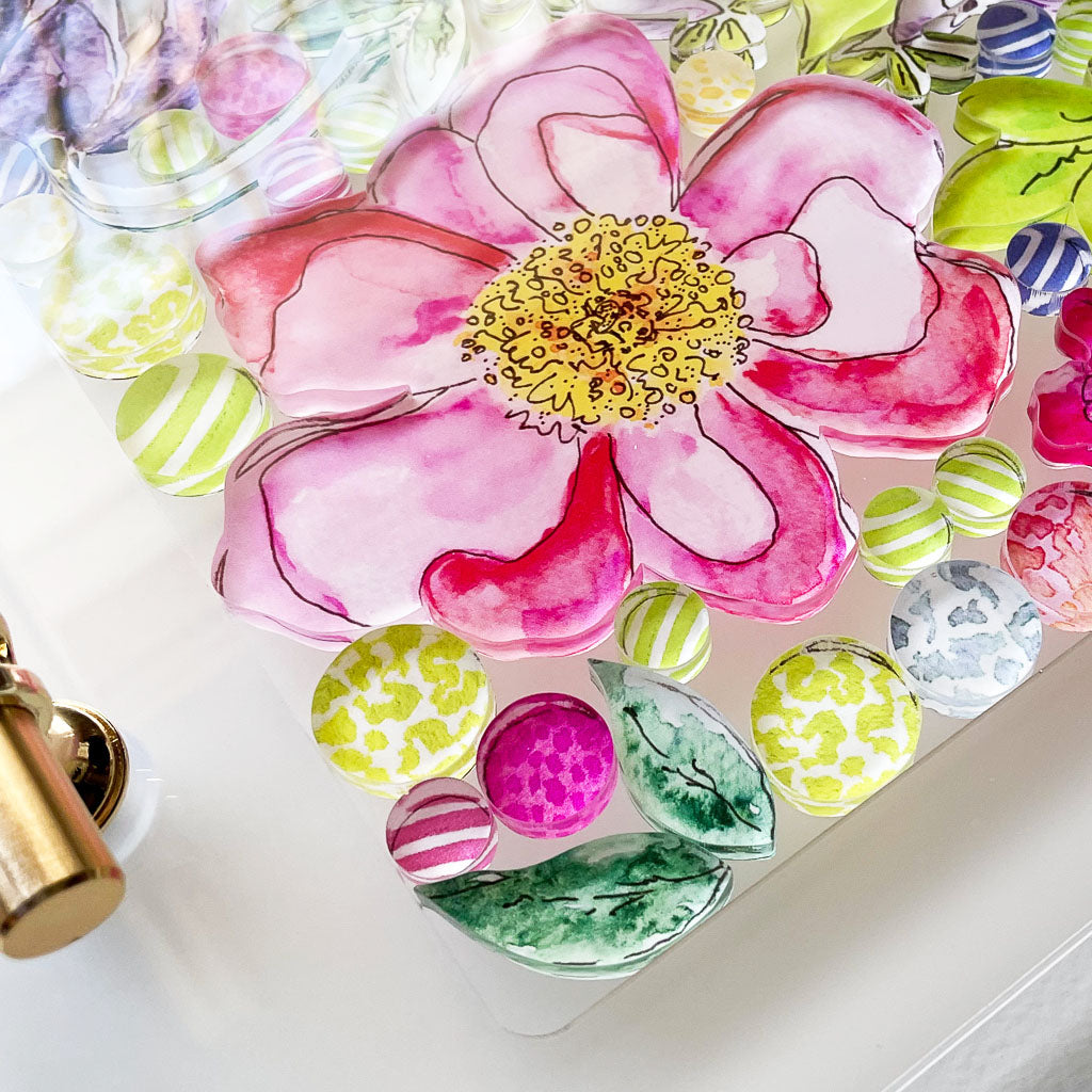 FROM BOUQUET... TO TRAY Custom Acrylic Tray