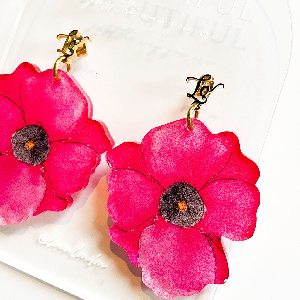 JEN LOGO EARRINGS