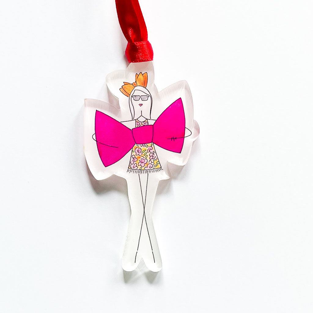 IMPERFECT "BOW" Acrylic Ornament