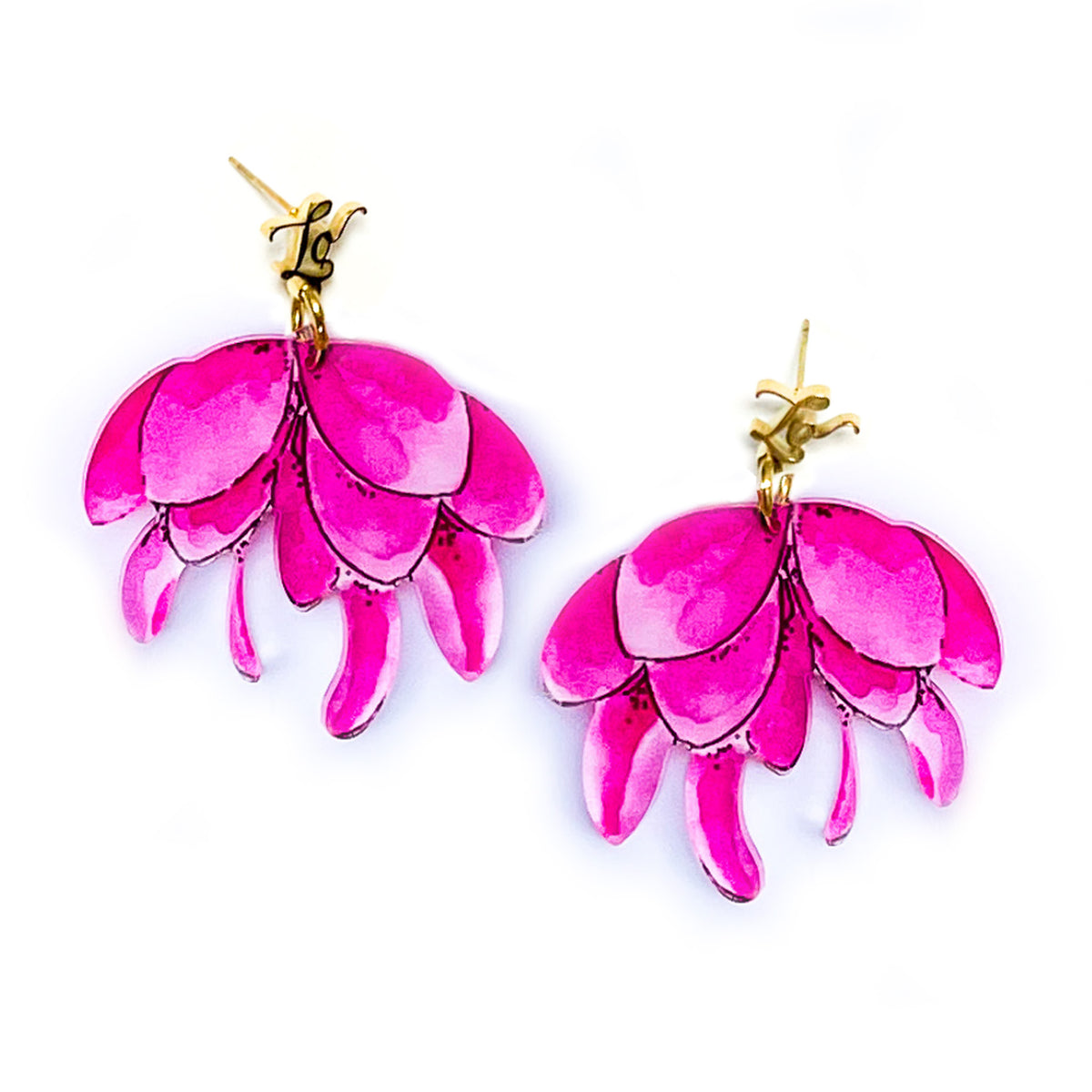 CATHERINE LOGO EARRINGS