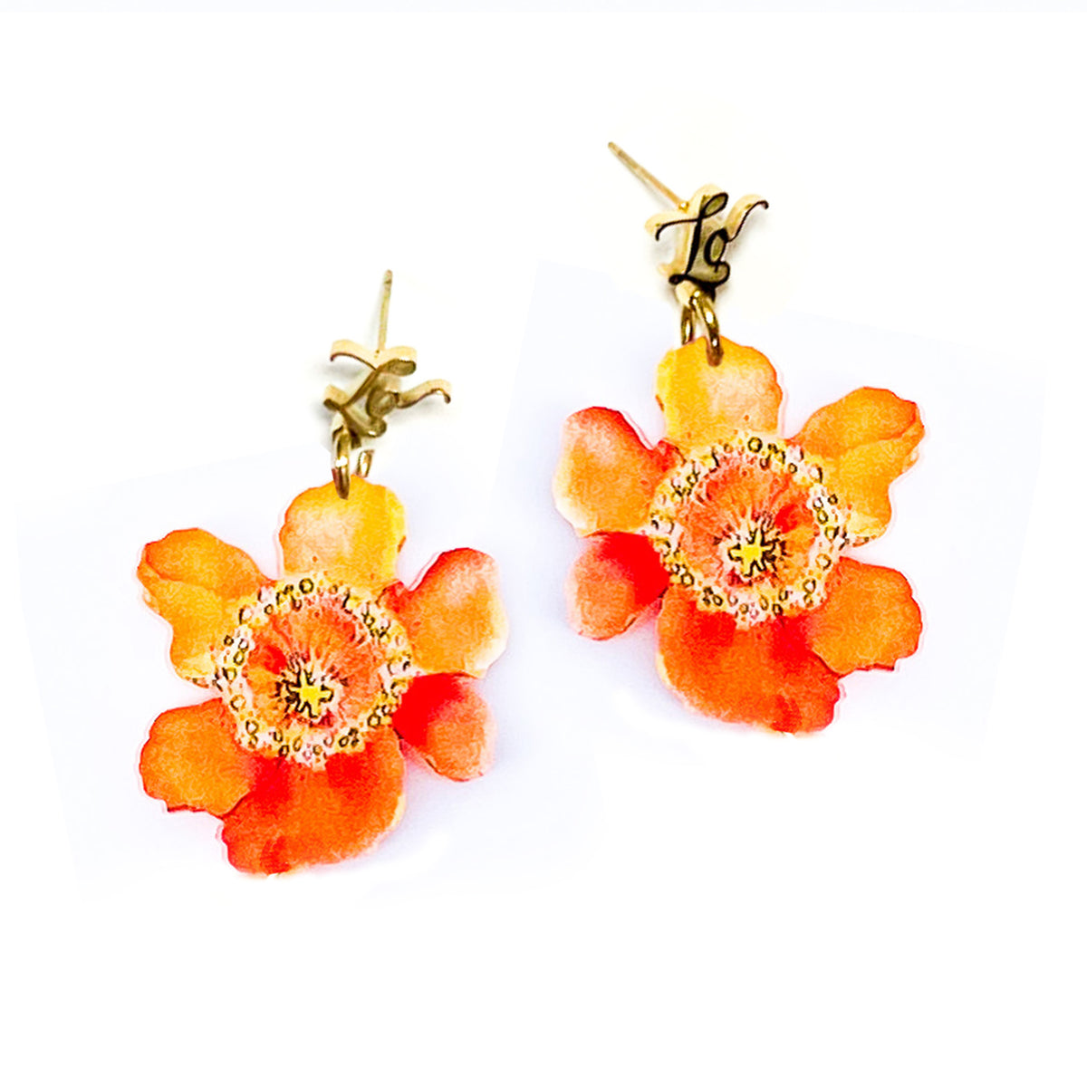 DULANEY LOGO EARRINGS