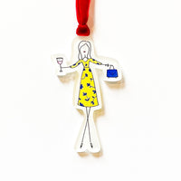 IMPERFECT "HELLO, DARLING" Acrylic Ornament