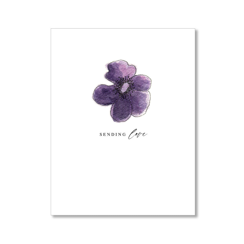 "PURPLE BLOOM" CARE CARD