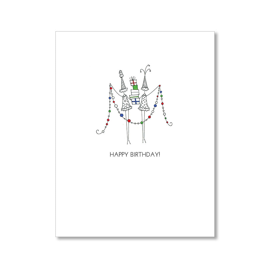 "BIRTHDAY GARLAND" BIRTHDAY CARD