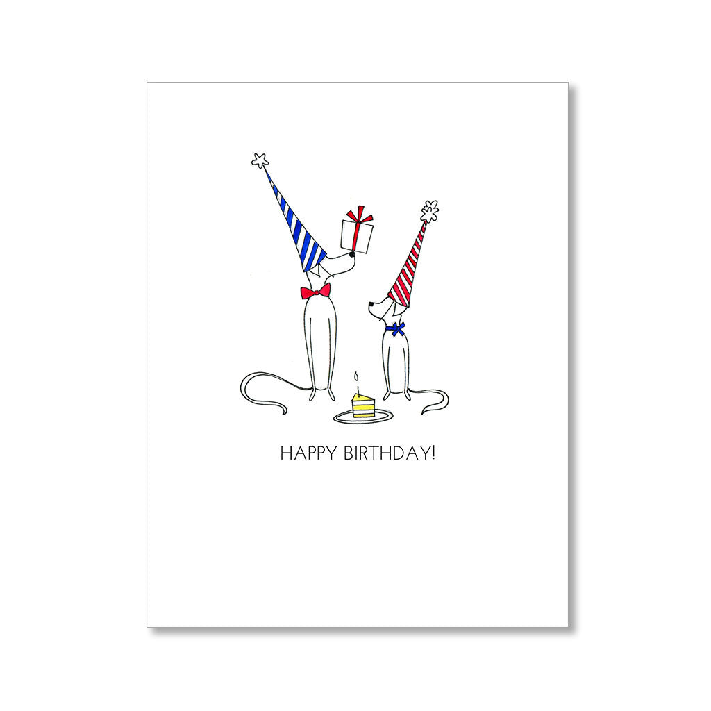 "DOGS" BIRTHDAY CARD