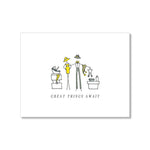 "GREAT THINGS AWAIT" BABY CARD