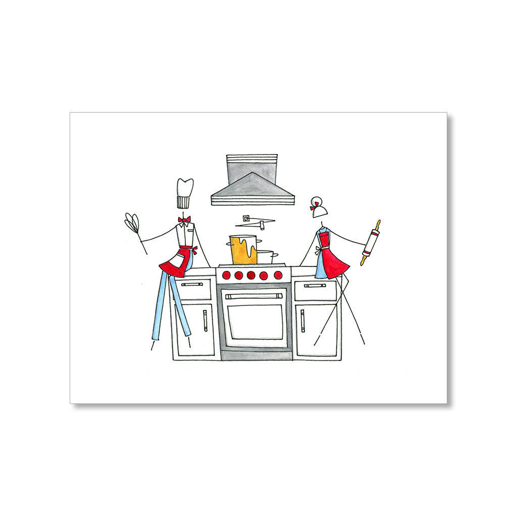 "THE CHEFS" BLANK CARD