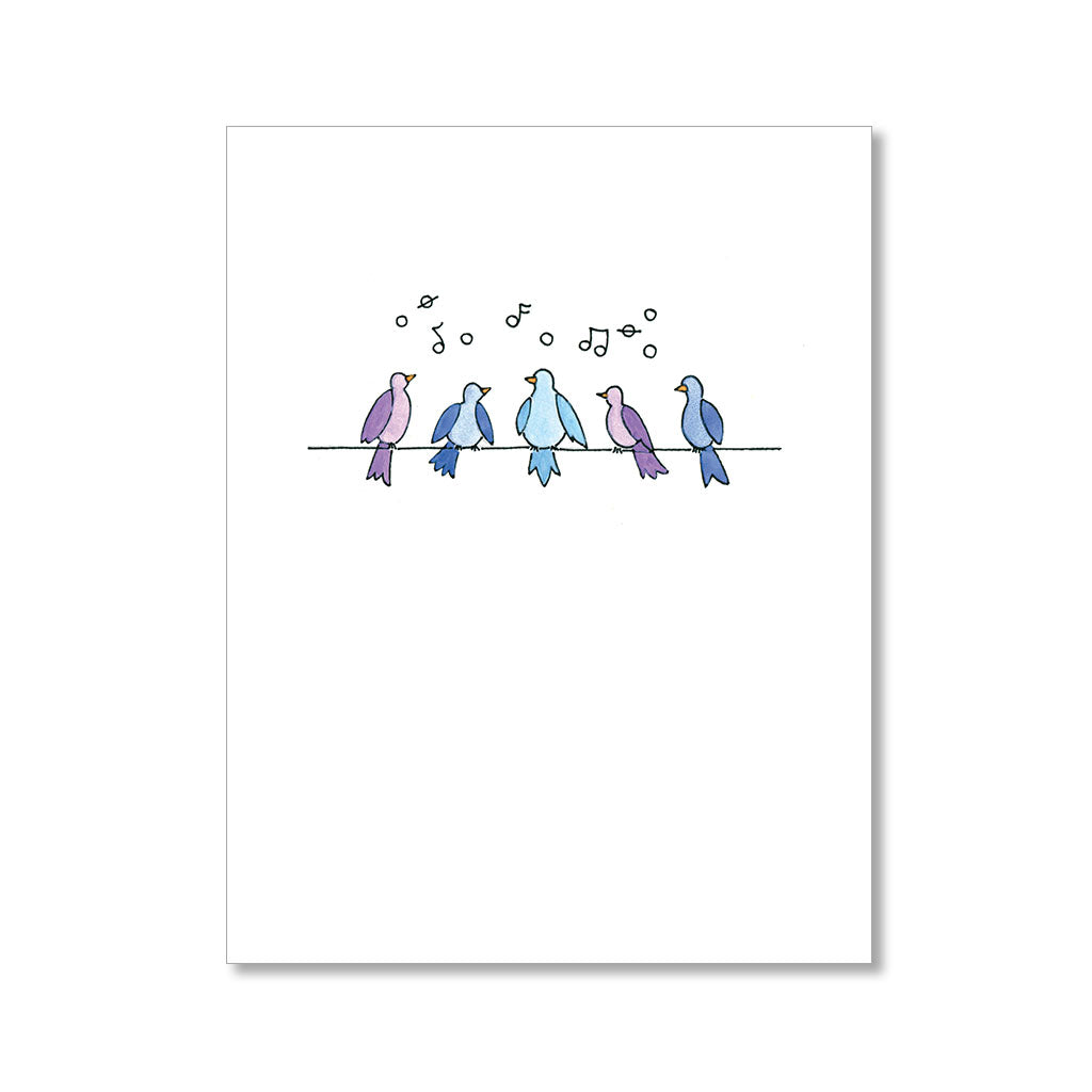 "SONGBIRDS" BLANK CARD