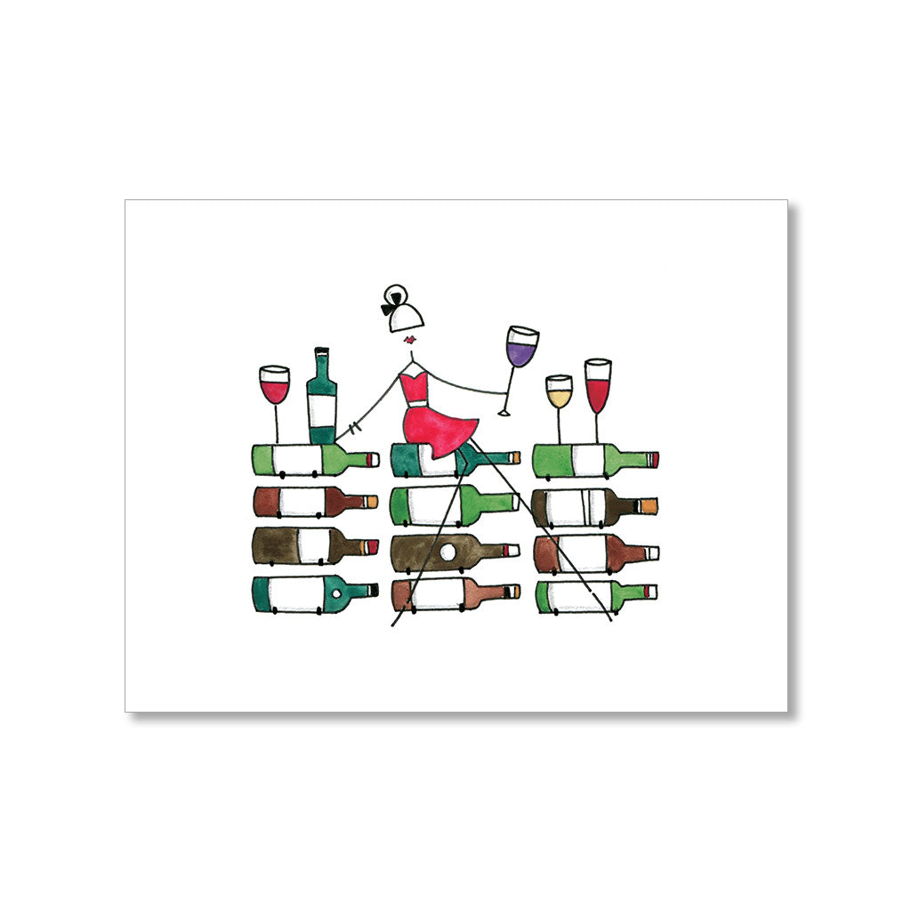 "IN THE CELLAR: MISSES" BLANK CARD