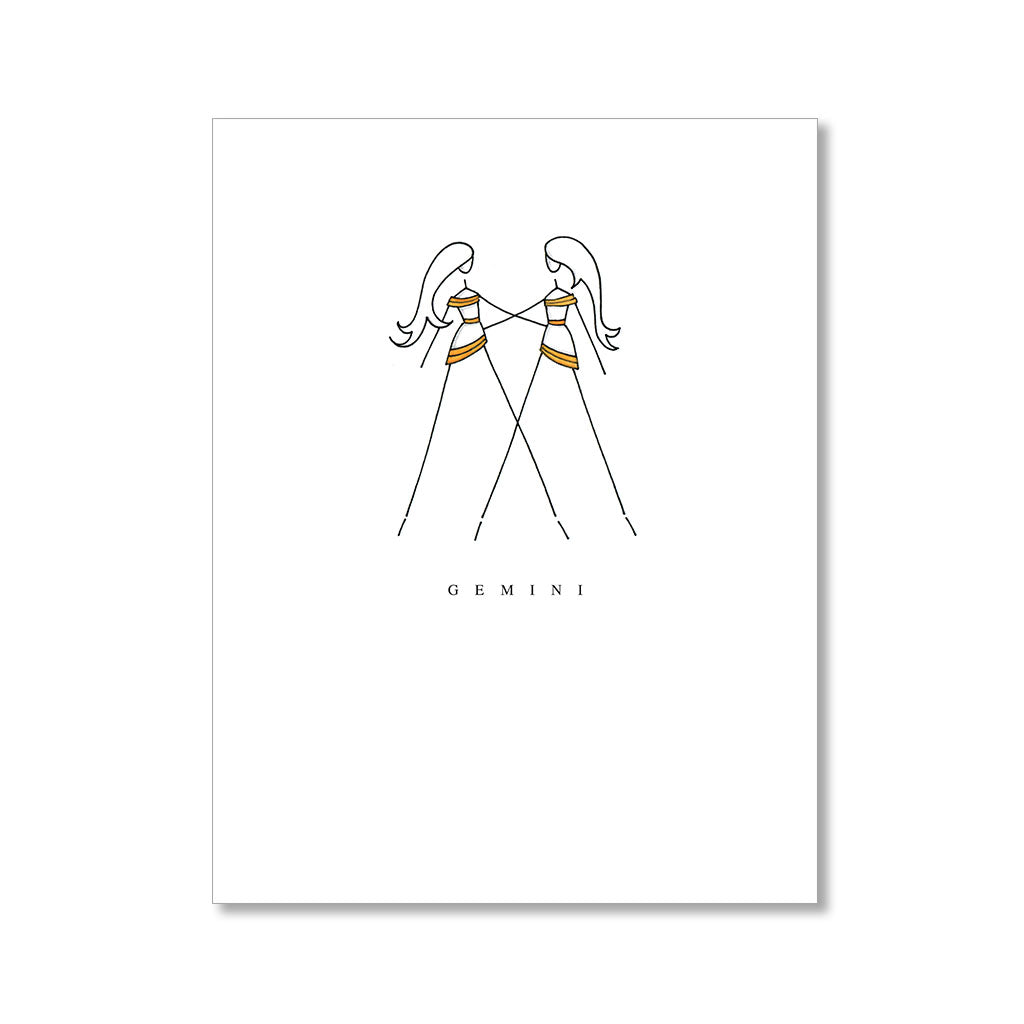 "GEMINI" BLANK CARD