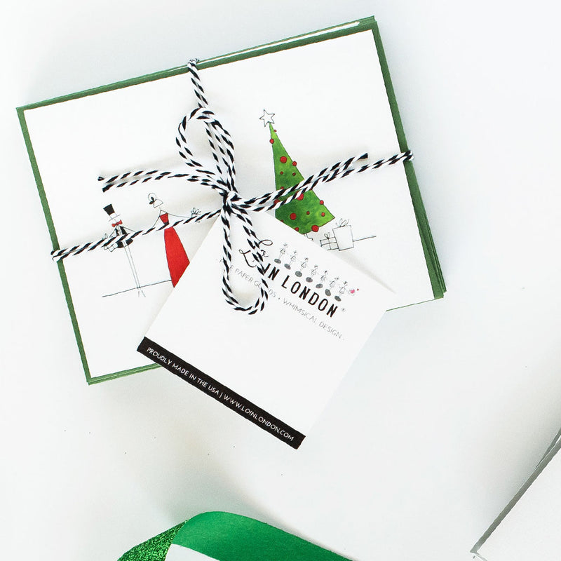"BY THE TREE" HOLIDAY CARD