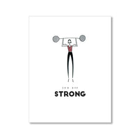 "STRONG" ENCOURAGEMENT CARD
