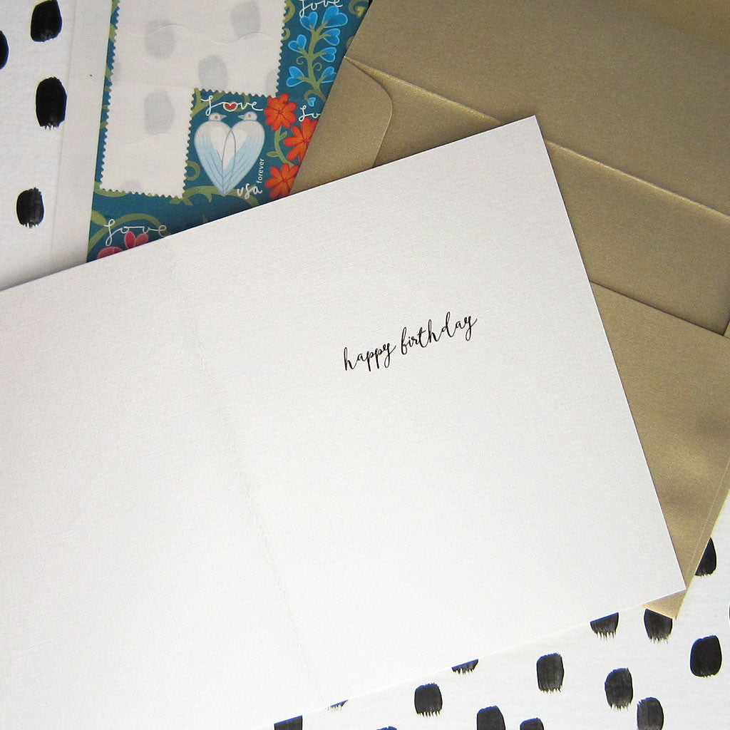 "CHAMPAGNE & MACARON" BIRTHDAY CARD