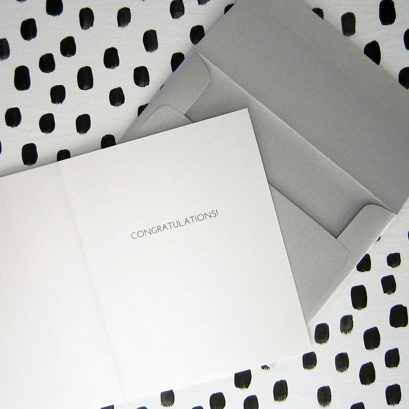 "EXCLAMATION PARADE" CONGRATULATIONS CARD