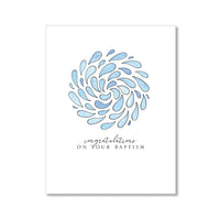 "WATERWORKS" CONGRATULATIONS CARD