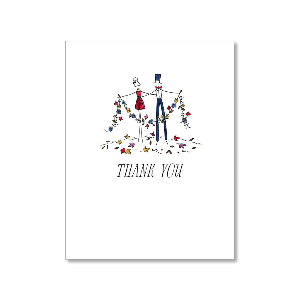 "FALL FLING" THANK YOU CARD