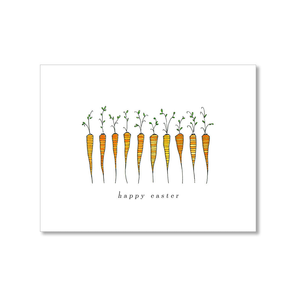 "CARROTS" EASTER CARD