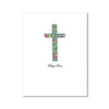 "FLORAL CROSS" EASTER CARD