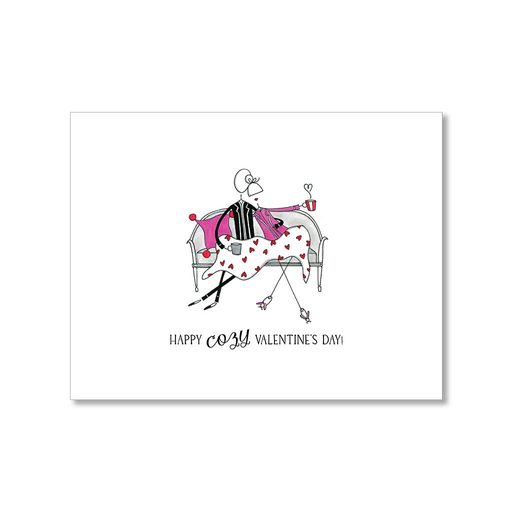 "COZY" VALENTINE'S DAY CARD