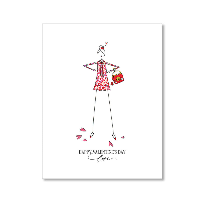 "THE HEART DRESS" VALENTINE'S DAY CARD