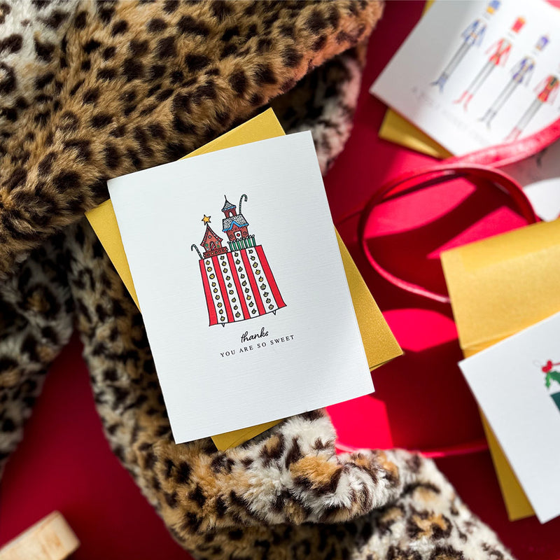 "GINGERBREAD" THANK YOU CARD