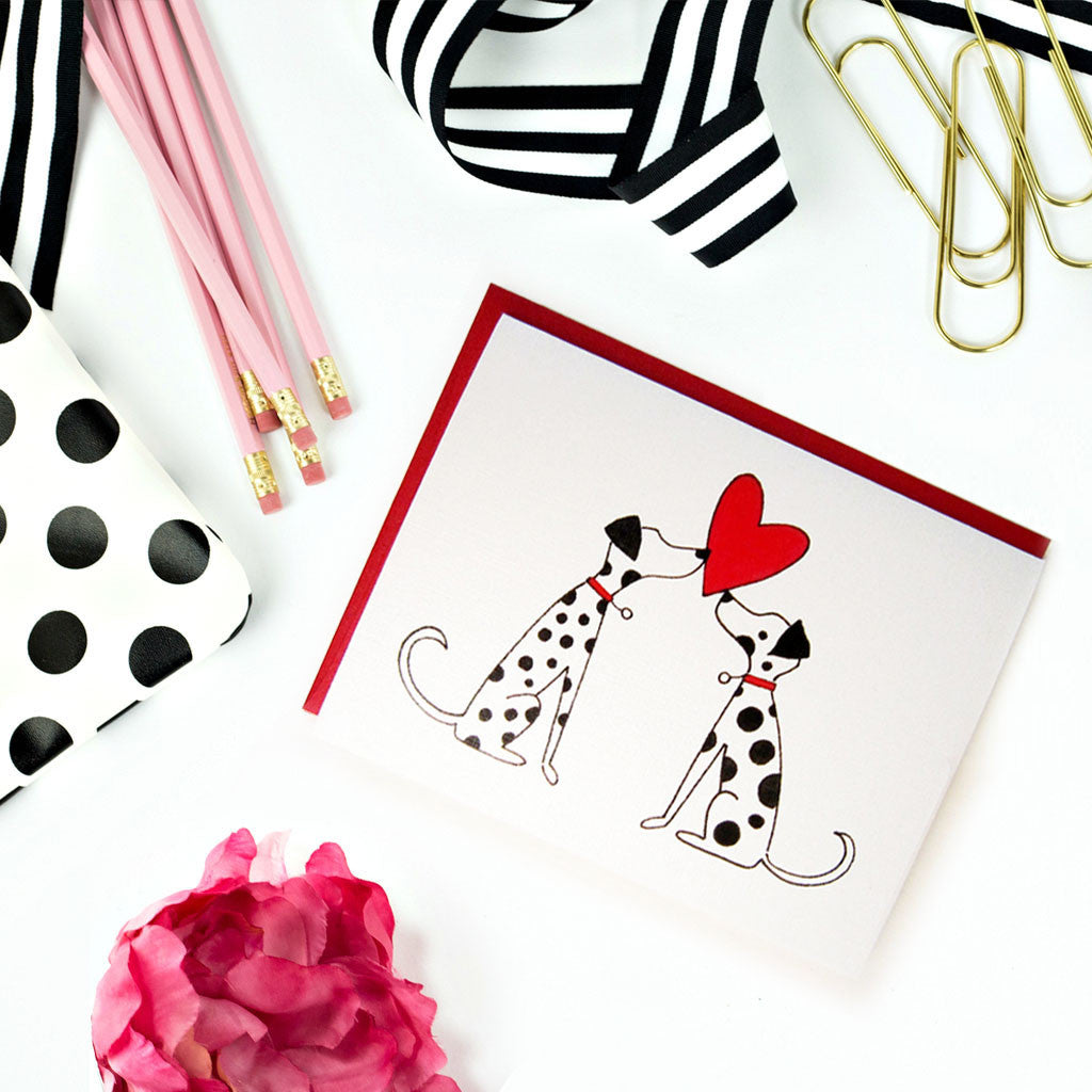 "DALMATIAN" LOVE CARD