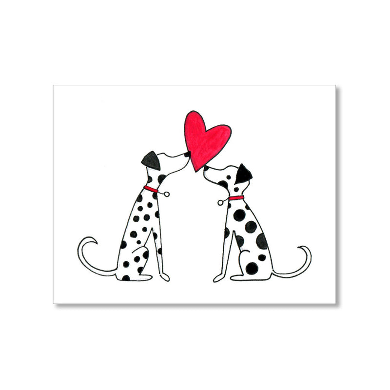 "DALMATIAN" LOVE CARD