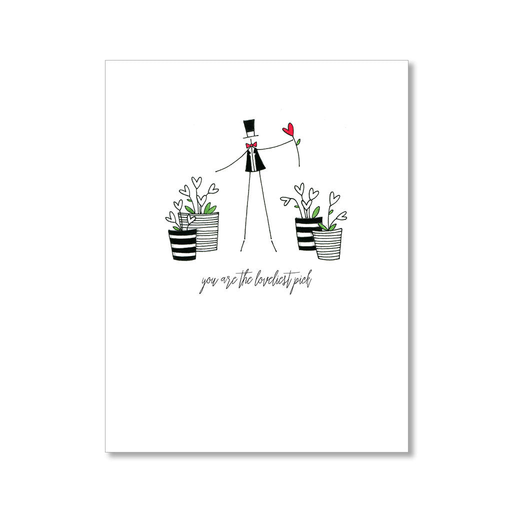 "LOVELIEST PICK" LOVE CARD