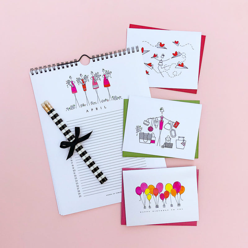 "BRIGHT BALLOONS" BIRTHDAY CARD