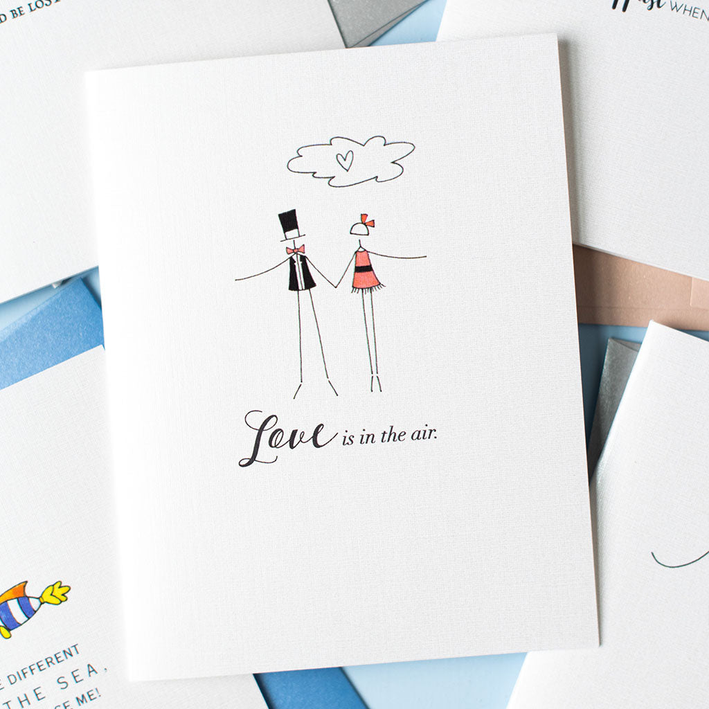 "IN THE AIR" LOVE CARD