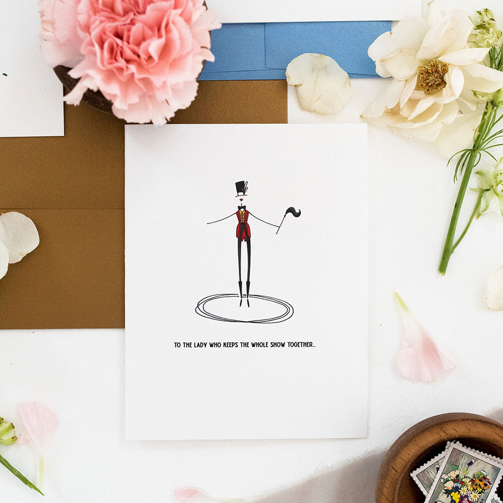 "RINGMASTER" MOTHER'S DAY CARD