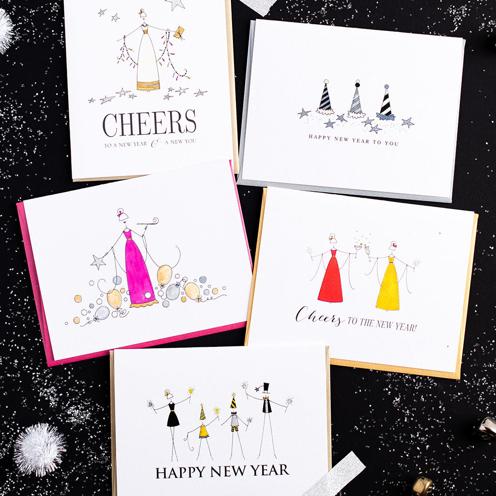 "CHEERS" NEW YEAR CARD