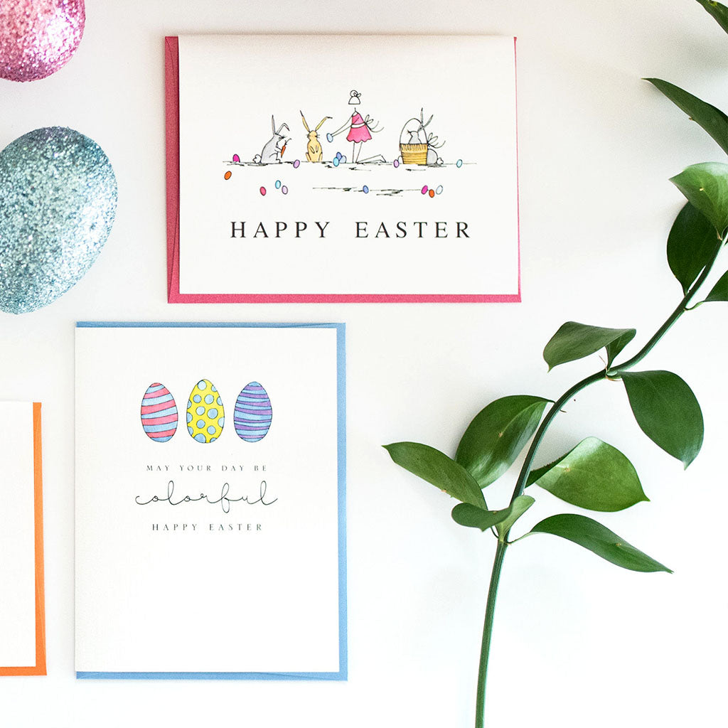 "COLORFUL" EASTER CARD